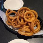 Beetles Turkey Burger and rings